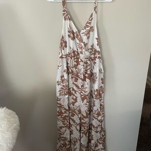 American Eagle floral jumpsuit